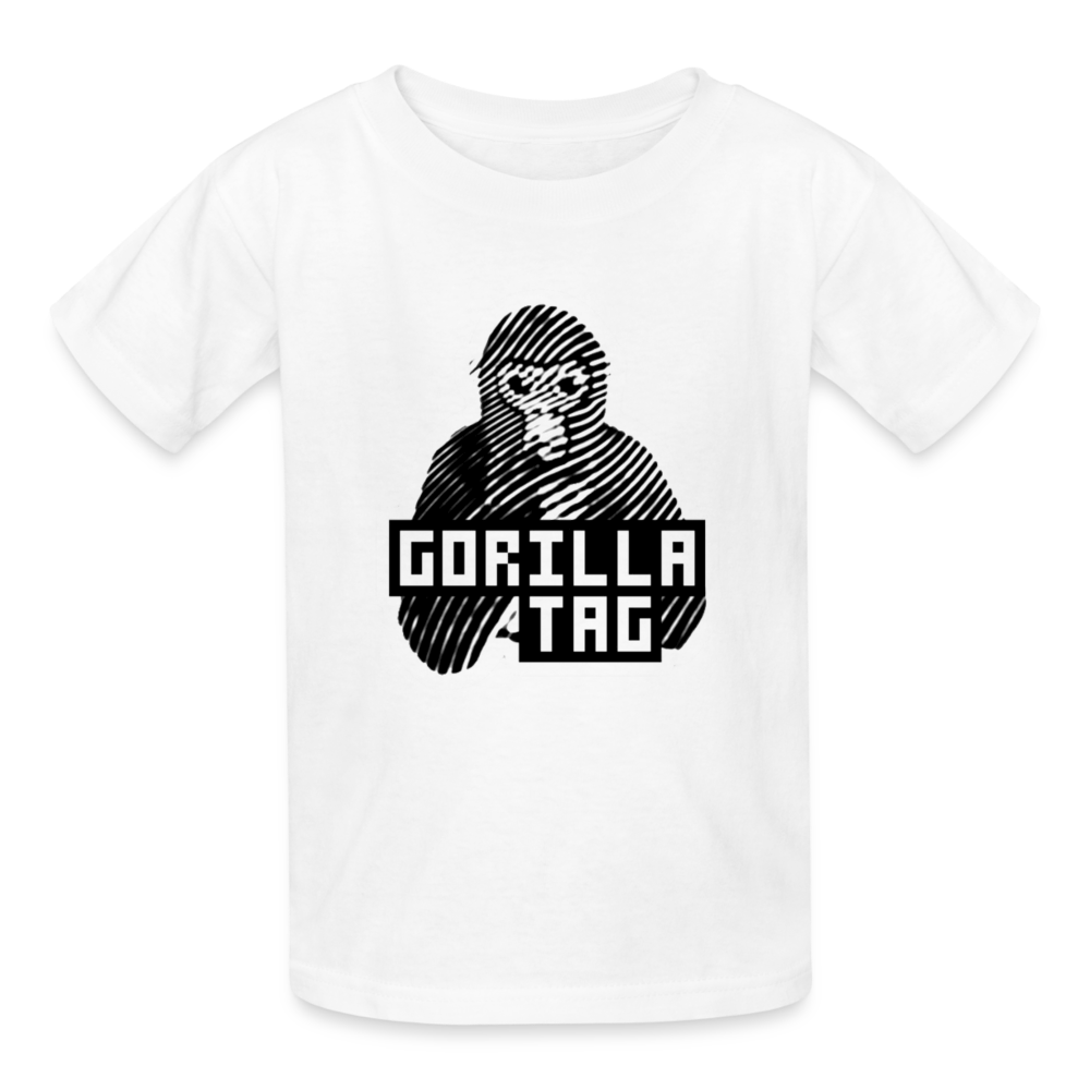 Thumb Print Gorilla - white