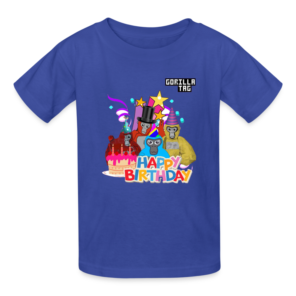 Happy Birthday Gorilla - royal blue