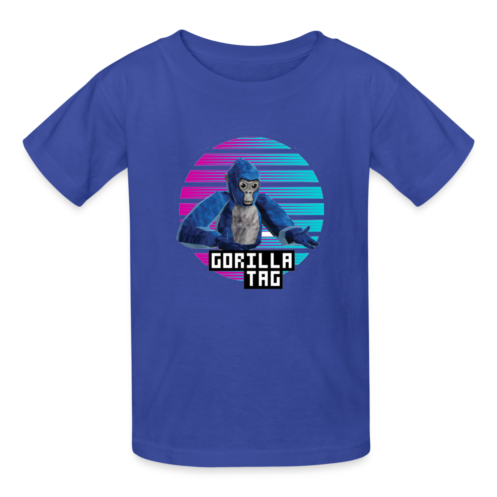 Retro Gorilla - royal blue