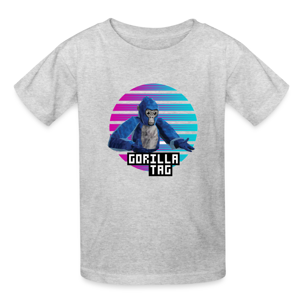 Retro Gorilla - heather gray