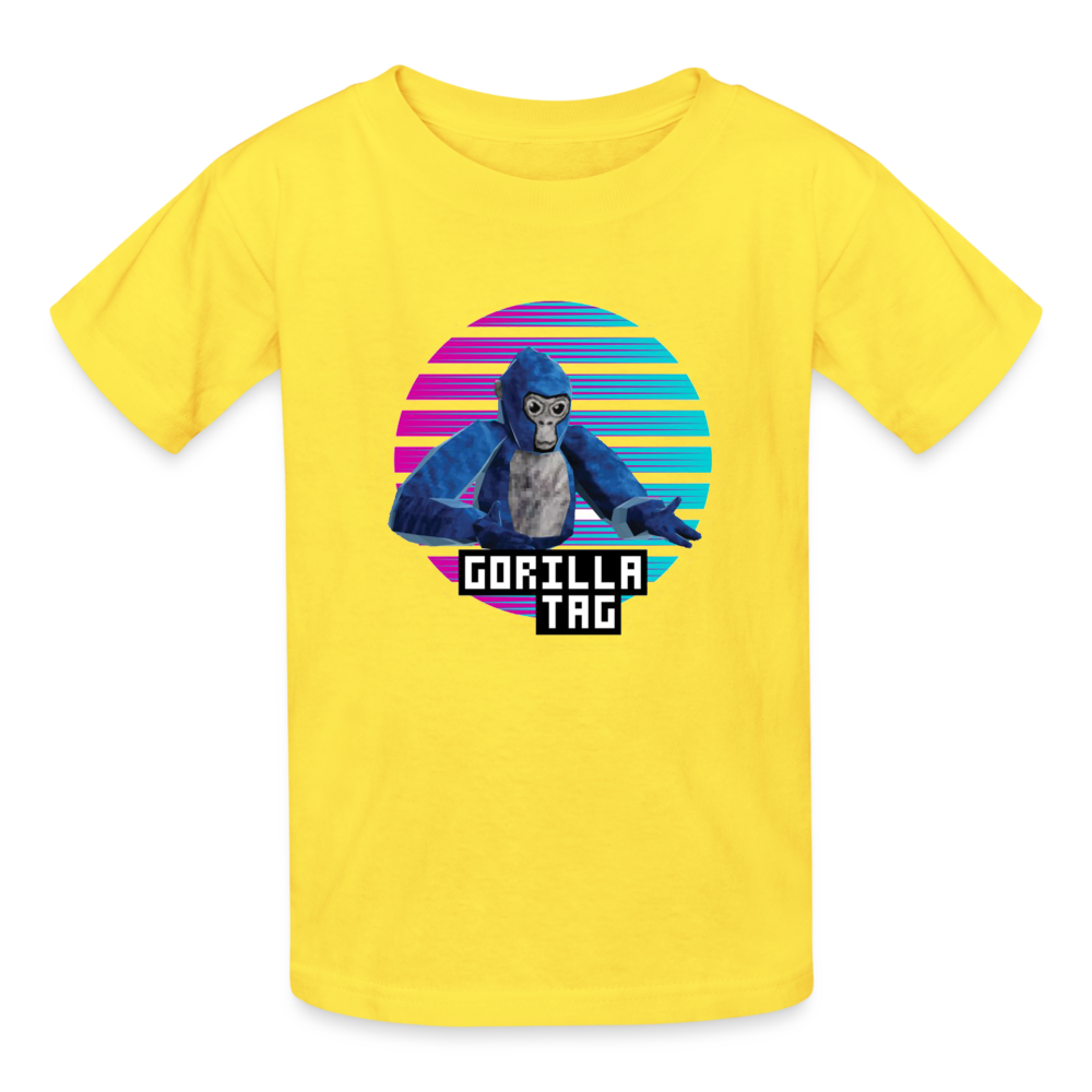 Retro Gorilla - yellow