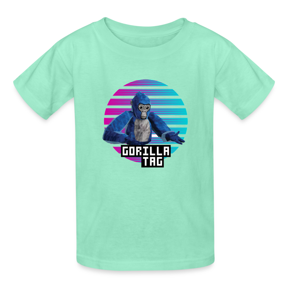 Retro Gorilla - deep mint