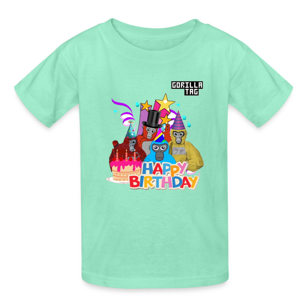 Happy Birthday Gorilla - deep mint